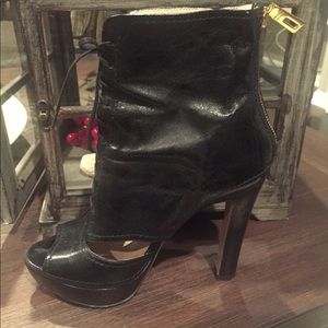 Prada Peep-Toe Platform Boots